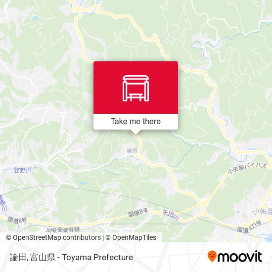 論田 map