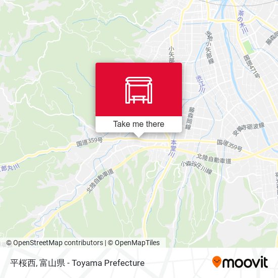 平桜西 map