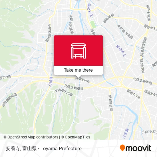 安養寺 map