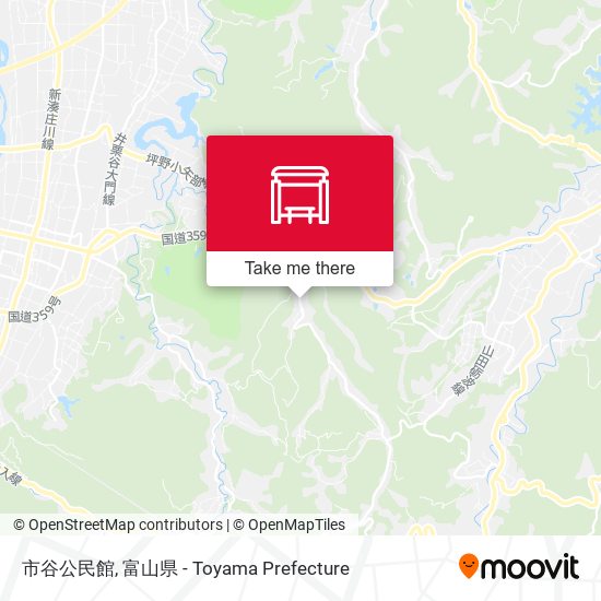 市谷公民館 map