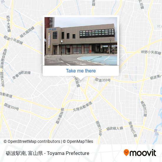 砺波駅南 map