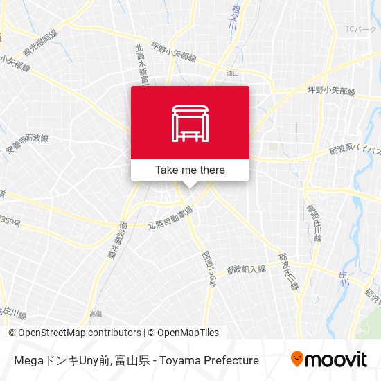MegaドンキUny前 map