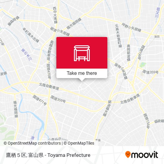 鷹栖５区 map