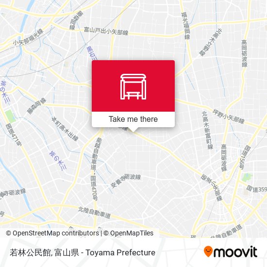 若林公民館 map
