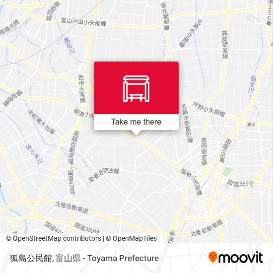 狐島公民館 map