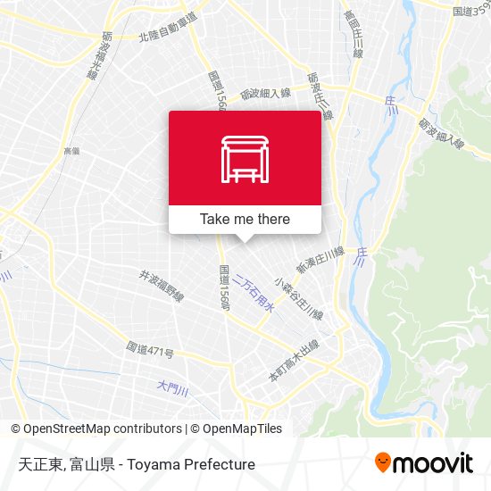 天正東 map