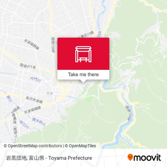 岩黒団地 map