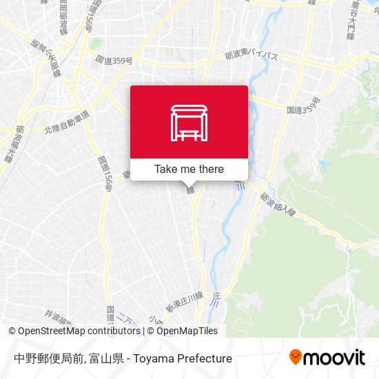 中野郵便局前 map
