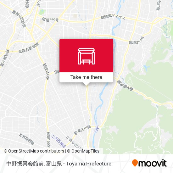 中野振興会館前 map