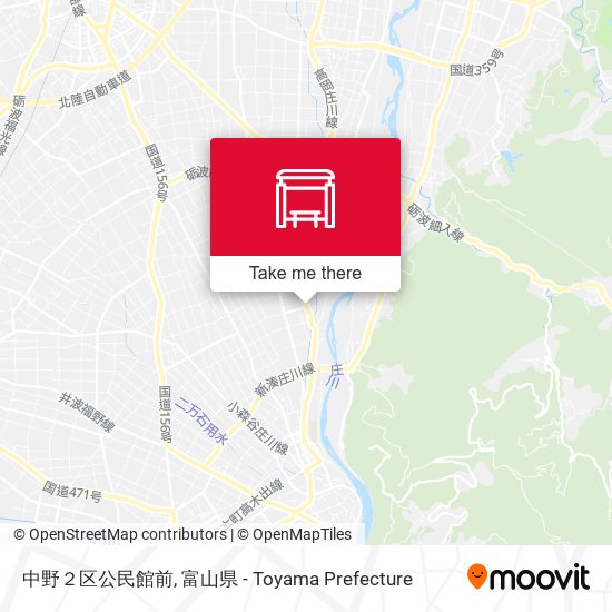 中野２区公民館前 map