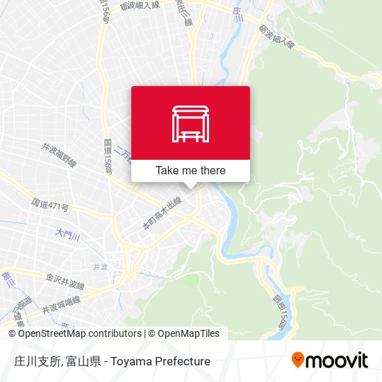 庄川支所 map