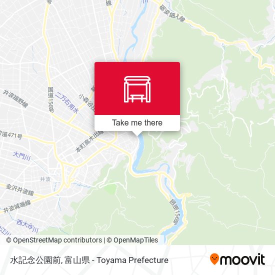 水記念公園前 map