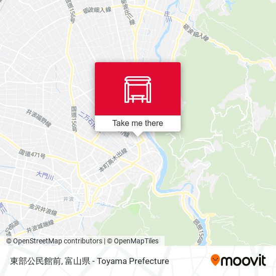 東部公民館前 map