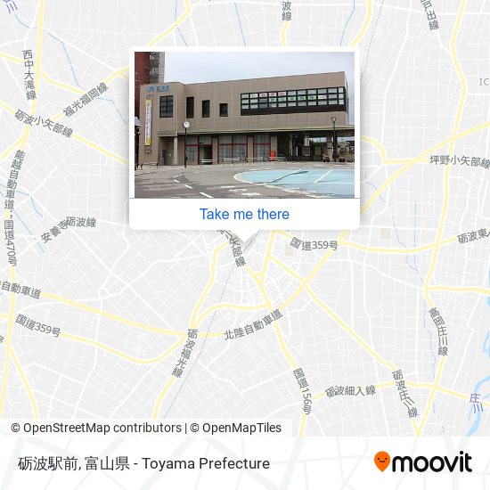 砺波駅前 map