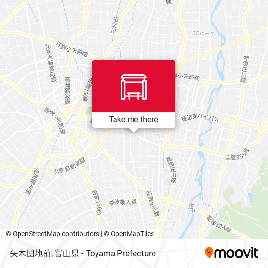 矢木団地前 map