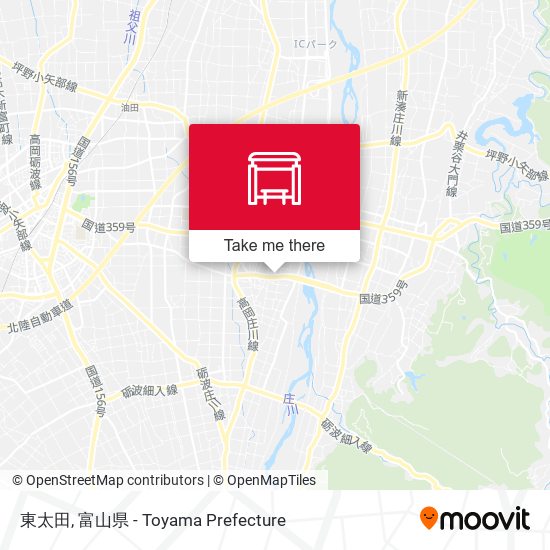 東太田 map