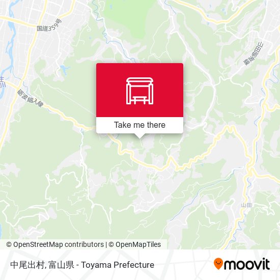 中尾出村 map