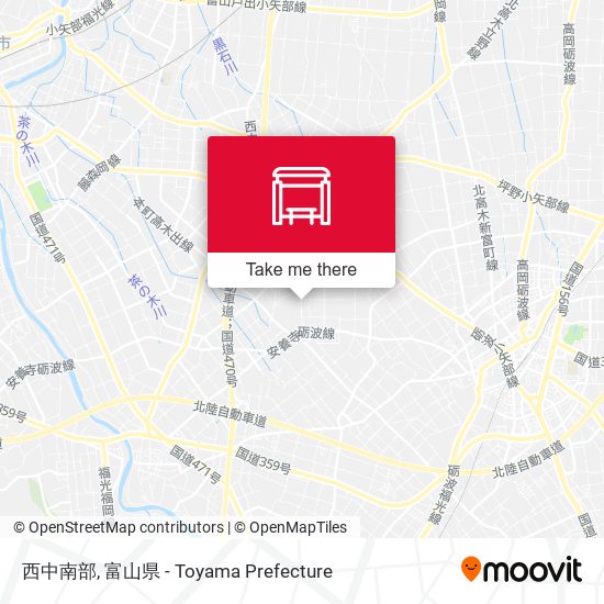 西中南部 map