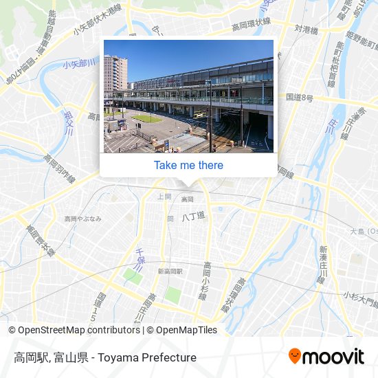 高岡駅 map