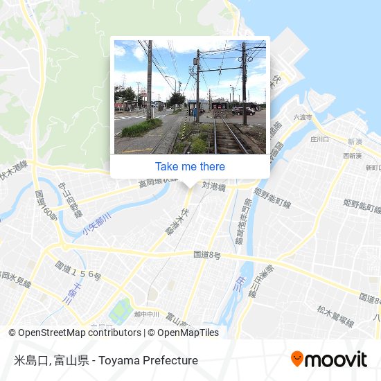 米島口 map