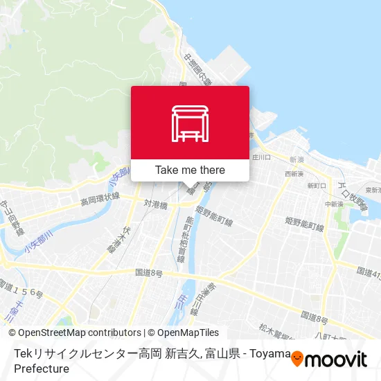 Tekリサイクルセンター高岡 新吉久 map