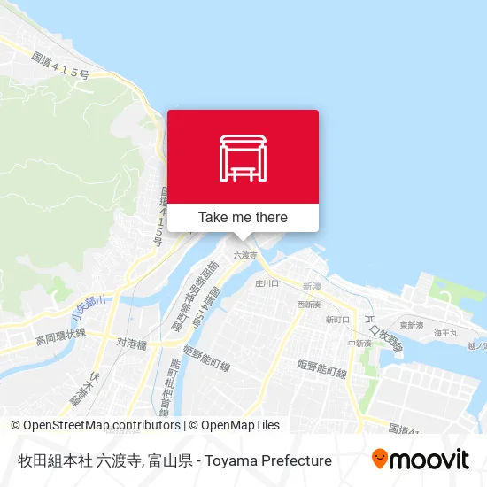 牧田組本社 六渡寺 map