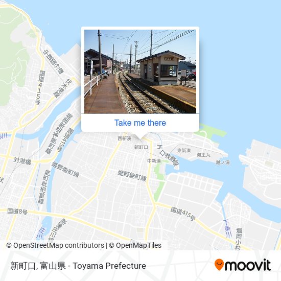 新町口 map