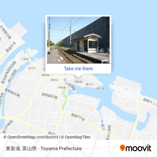 東新湊 map