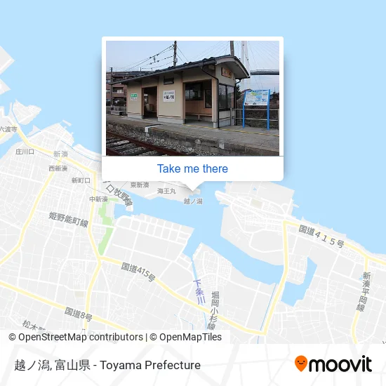越ノ潟 map