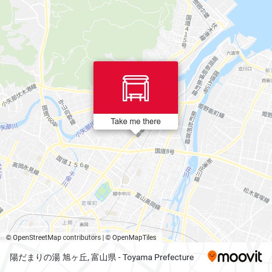 陽だまりの湯 旭ヶ丘 map