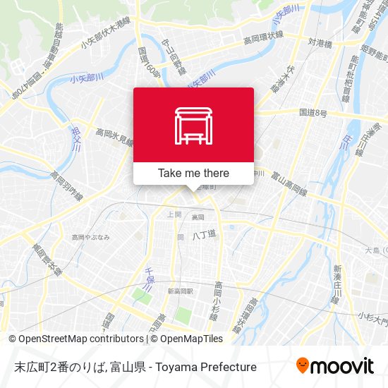 末広町2番のりば map
