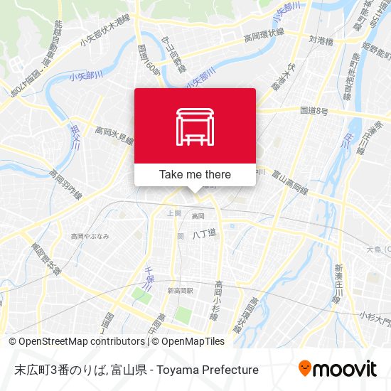 末広町3番のりば map