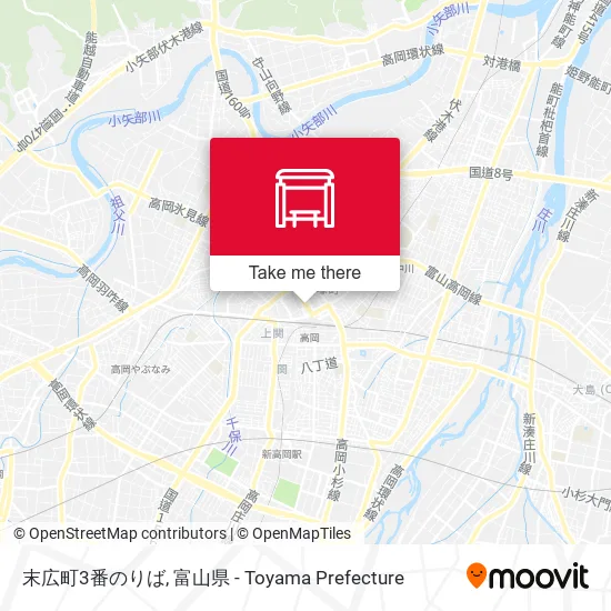 末広町3番のりば map
