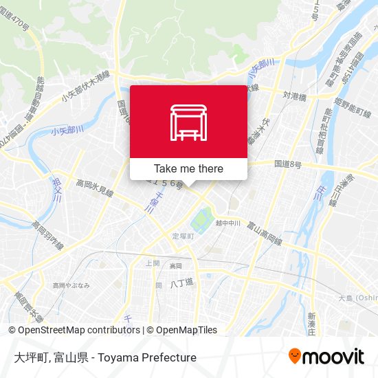 大坪町 map