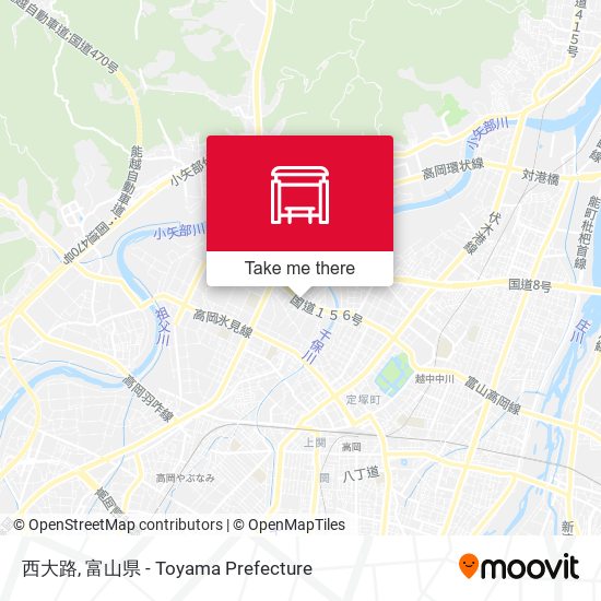 西大路 map