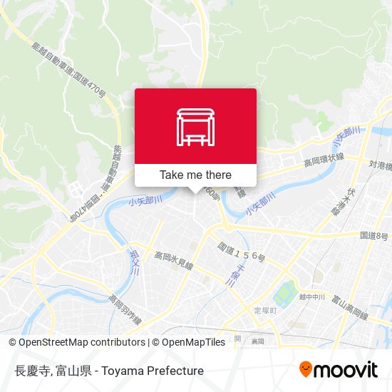長慶寺 map