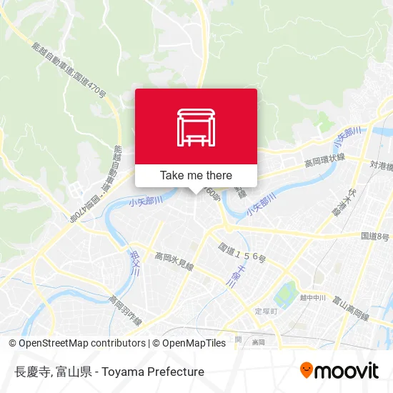 長慶寺 map