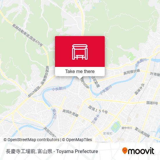 長慶寺工場前 map