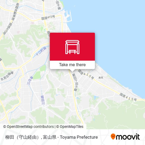 柳田（守山経由） map