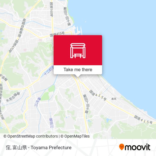 窪 map