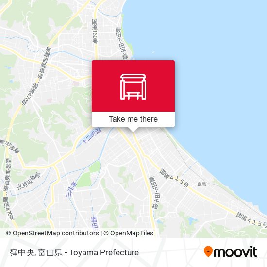 窪中央 map