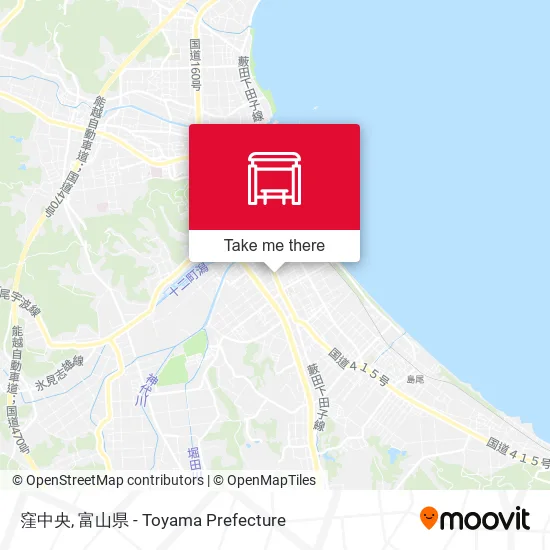 窪中央 map