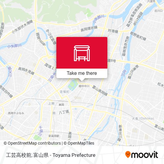 工芸高校前 map