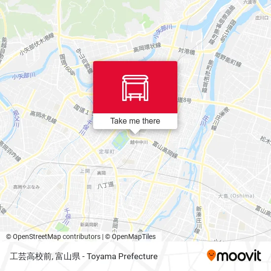 工芸高校前 map