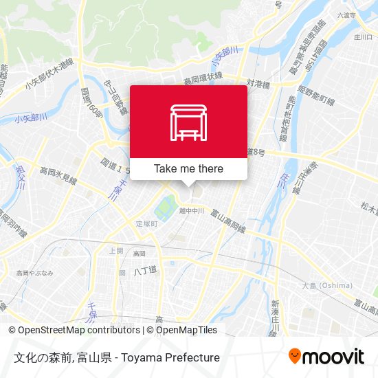 文化の森前 map