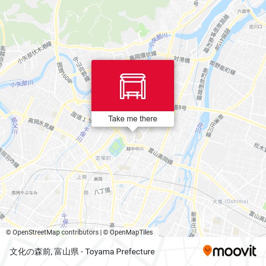 文化の森前 map
