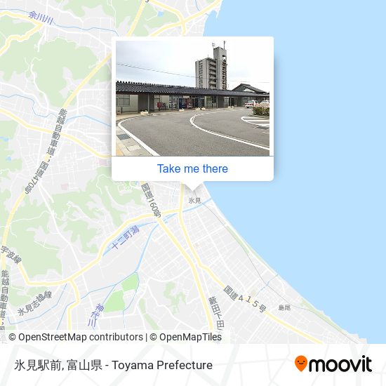 氷見駅前 map