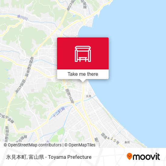 氷見本町 map