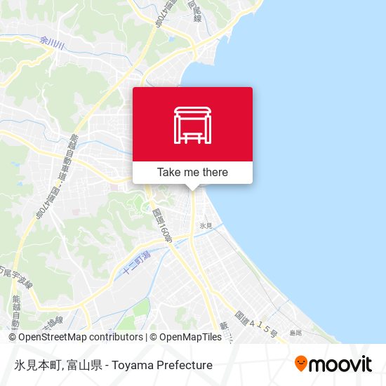 氷見本町 map
