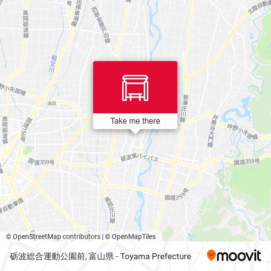 砺波総合運動公園前 map